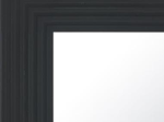 Cadre noir CANNELURE - cadre classique et contemporain
