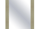 Cadre argent CANNELURE - cadre contemporain finition argentée